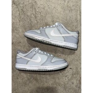 Nike Dunk size 4.5Y Low Two Tone Wolf Grey White DH9765-001 Youth Shoes Sneakers